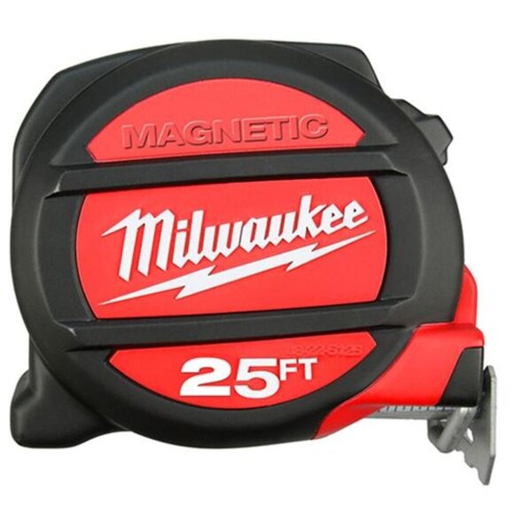Milwaukee 25 FT.  Magnetic Tape Measure - Picture 1 of 9